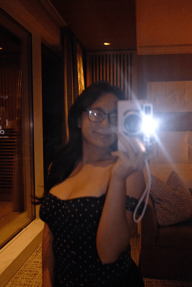 Evening Flash Selfie