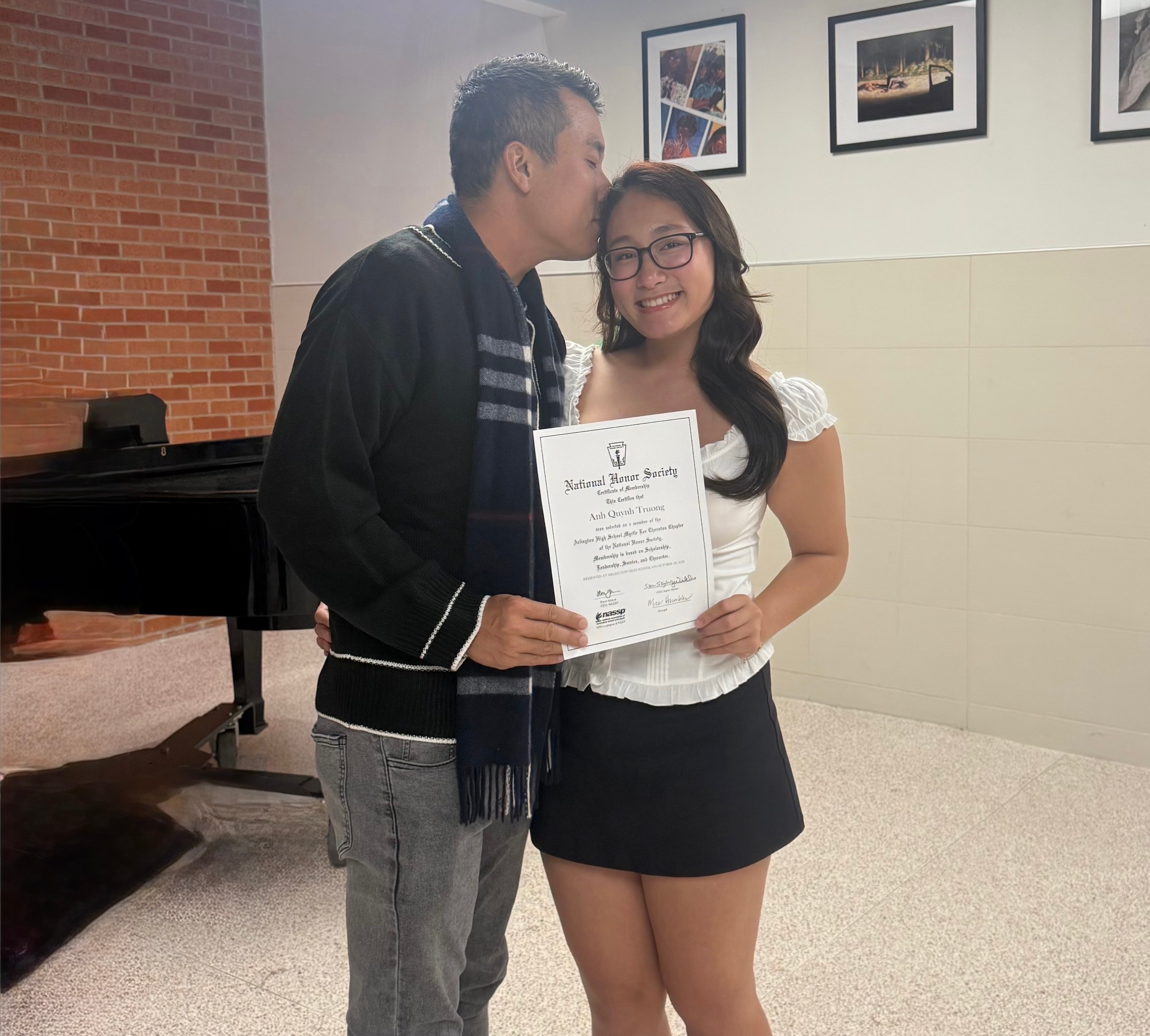 National Honor Society Certificate